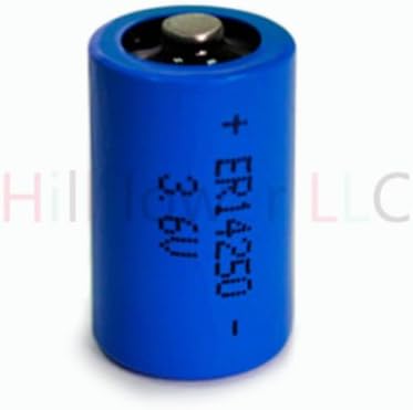 Hillflower 8 komada ER14250 1/2AA 14250h LS14250 14250 Bulk 3.6 V 1200mAh litijumska nova baterija za teške uslove rada