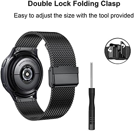 Endwireless za Galaxy Watch 5 40mm 44mm / Galaxy Watch 5 Pro 45mm / Galaxy Watch 4 44mm 40mm / 4 Classic 46mm 42mm Bands Muškarci