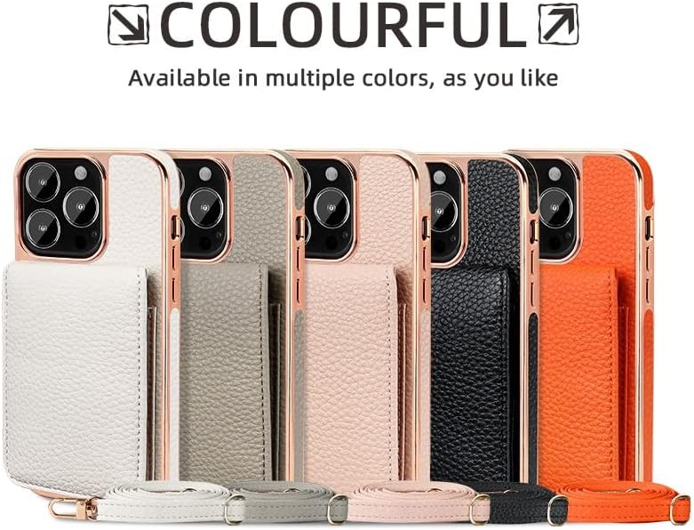 Zaštitna futrola Holster Wallet kompatibilna sa iPhoneom 13, vrhunskom kožom + elektropisanom magnetom, zaštitnom futrolom magnetske