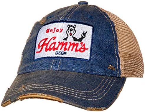 Hamm's Bear Vintage Mesh kamiondžija Snapback šešir plava
