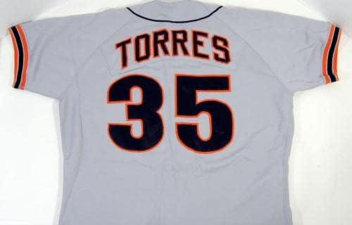 San Francisco Giants Salomon Torres 35 Igra Izdana siva Jersey DP17501 - Igra Polovni MLB dresovi