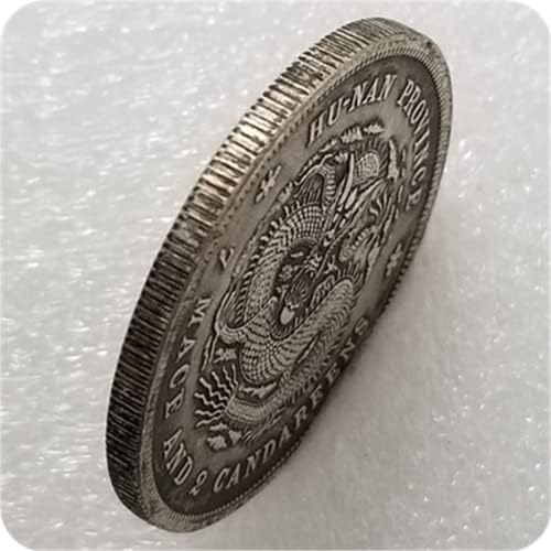 Kockea COPY qing dinastije Hu-Nan provincija Loong Coin-replika stranih kovanica Suvenir Coin Lucky Coin Hobo Coin Coon