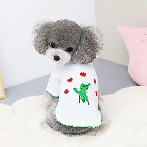 Odjeća za kućne ljubimce za srednje pse Uskršnji ljetni dječak djevojčica lagani Meki pamučni Prsluci za Puppy Doggie Chihuahua cvijet