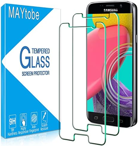 MAYtobe [2 paket] kaljeno staklo za Samsung Galaxy S7 zaštitnik ekrana, bez mjehurića, futrola, jednostavna za instaliranje