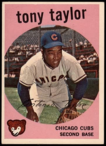 1959 TOPPS 62 Tony Taylor Chicago Cubs Dean's Cards 5 - Ex Cubs