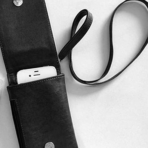 Modeliranje industrijskog materijala Fotografija Telefon novčanik torbica Viseće mobilne torbice Crni džep