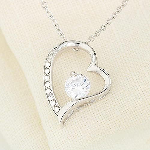 Nakit za poruke, ručno izrađena ogrlica - personalizirani poklon srčani srčani, sretan 44. rođendanska ogrlica s porukama, poklon