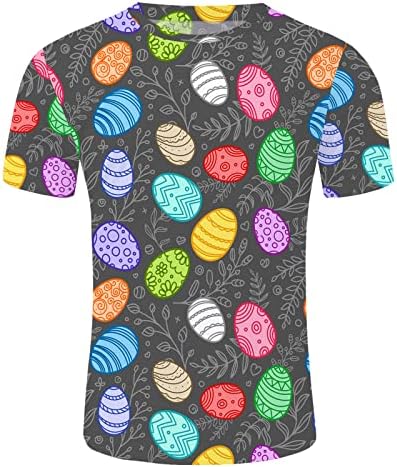 2023 Nova muška Uskršnja modna ležerna digitalna 3D tiskana majica sa okruglim vratom i kratkim rukavima Ljetni sportovi