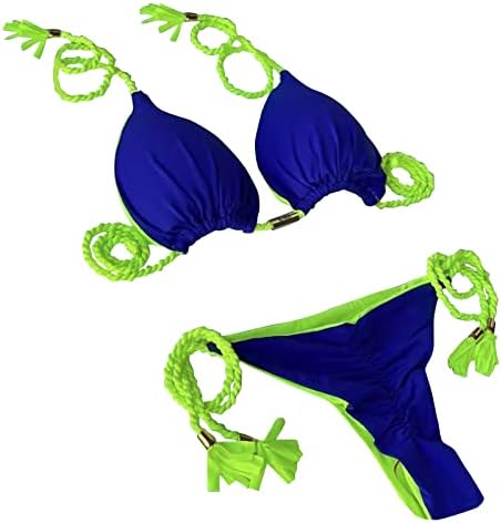 Dvodijelni resi Micro Bikini High Cree Halter Tie Sink Bath odijela Ruched Guars Bikini Spremnik za kupaći kostim Bikini set