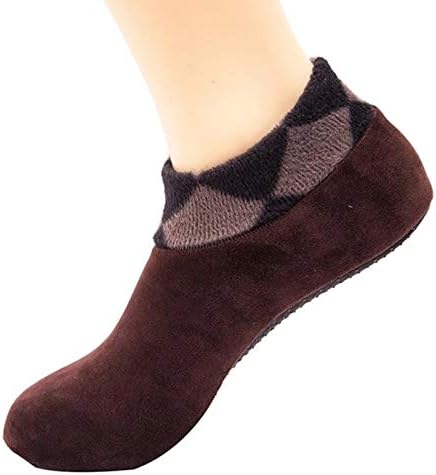 Čarape za klizanje s podnim krevetom muške privremene čarape za žene komprimiranje dvostruko suočene čarape topla zimska runo Ne čarape