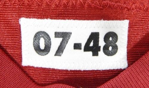 2007 San Francisco 49ers Tony Wragge 69 Igra Izdana crvena dres 48 20 - nepotpisana NFL igra rabljeni dresovi