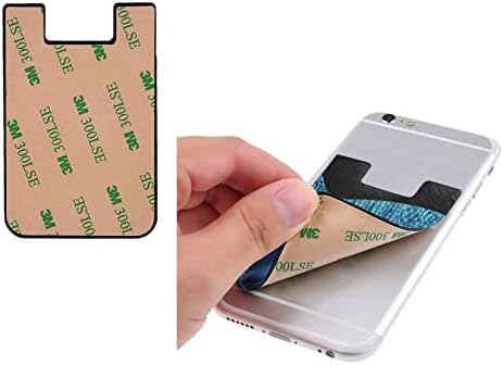 Kompjuteri i internet telefonski držač predmeta, PU kožna samoljepljiva ID kreditne kartice za 2,4x3,5 inčni pametni telefon natrag