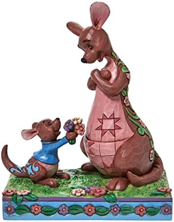 Enesco Jim Shore Disney Tradicije Winnie The Pooh Roo Davanje KANGA Cvijeće Figurine, 6 inča, višebojni
