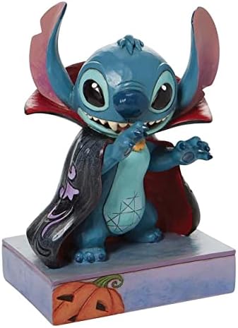 Enesco Jim Shore Disney Tradicije Halloween Lilo i Stitch vampirska figurica, 6.375 inča, višebojni