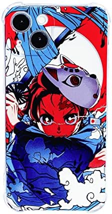 Qinnai Clear Slatka Anime Design Mekani udarni zaštitni vitki slučajevi za dječake Djevojke tinejdžeri muškarci i žene, kompatibilni sa iPhone 13 slučajem