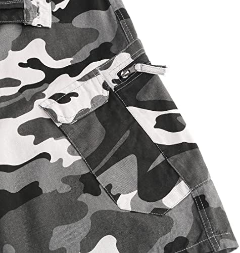 Grajtcin Causel Camo Cargo Shorts Relapoženi fit Stretch maskirne kratke hlače na otvorenom planinarski šorc sa više džepovima za