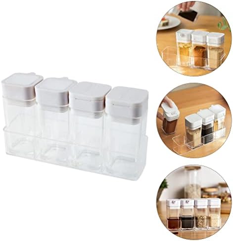 Set za blagovanje stolom za trpezarijski stol set 1 Set jasnog začine limenke Kuhinja Condiment Jars tečni kontejner za putovanja