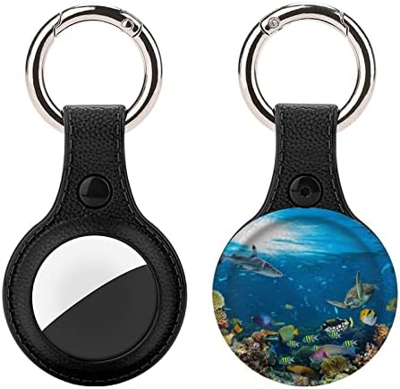 Underwater Coral Reef Wildlife zaštitna futrola kompatibilna za Apple AirTag sigurni držač sa privjeskom za ključeve za kućne ljubimce
