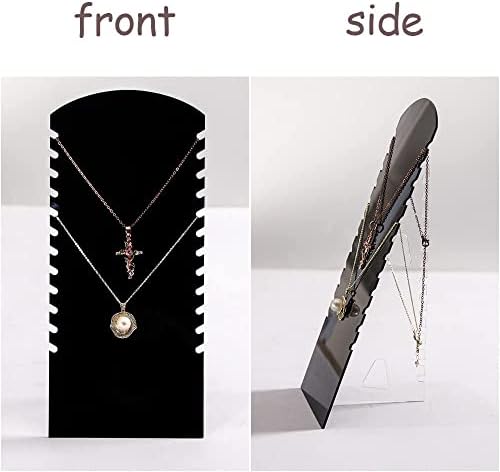 AuSalivan 2 kom / set akrilni nakit ogrlica zaslon za prikaz za emisije, držač ogrlice zastoj prodaje