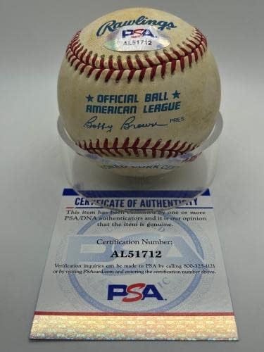 Dennis Eckersley Oakland A Potpisan autogram službeni MLB bejzbol PSA DNK * 12 - autogramirani bejzbol