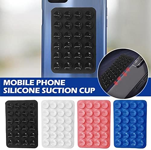 Tpalpkt Sillicone usisna telefonska kućišta, ljepljivi predmet za montiranje telefona, kvadratni nosač za usisavanje telefona, ručno