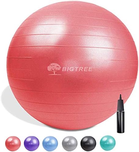 Big.tree pilates vežba kugla protiv praska fitness lopta, balansna balansa joge za vježbanje, rođenje, stabilnost uredski trening