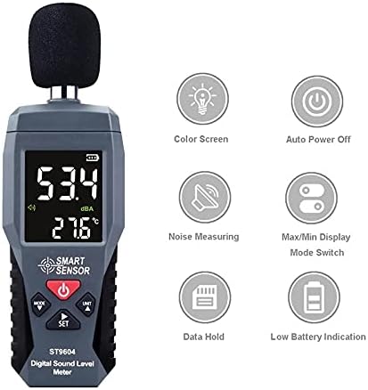 Liujun digitalni zvuk mjerač mjerenja šumnih mjerenja 30-130db DB decektor decebora za decibel Audio tester Metro dijagnostički-alat