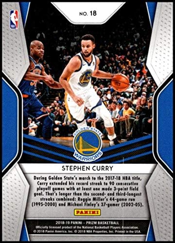 2018-19 Prizm Dominance Basketball 18 Stephen Curry Zlatni državni ratnici Službena NBA trgovačka karta iz Paninija