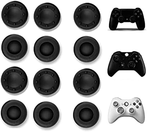 Vizgiz 12 Pack Universal palčiće Grips PS4 Thumb Grip Analogni stick Omoti Colontrol Control CAP Silikonska precizna guma za PS4 Xbox