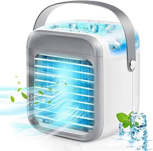 便利 100 prenosivih klima uređaja za lične sa 3 brzine, 303ml hladnjak isparavanja evaporativnog zraka, mini ventilator za hlađenje