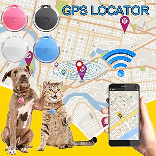 Praćenje pasa,praćenje mačaka, Mini lokator uređaja za praćenje pasa okrugli Prijenosni Bluetooth inteligentni uređaj protiv gubitka