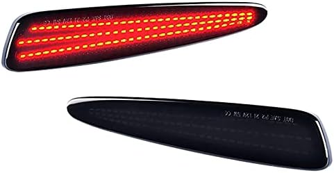 TOTMOX prednje & amp; zadnje LED bočno svjetlo markera kompatibilno sa Chevy Corvette C6 2005-2013, T10 indukcijski utikač 2 reda
