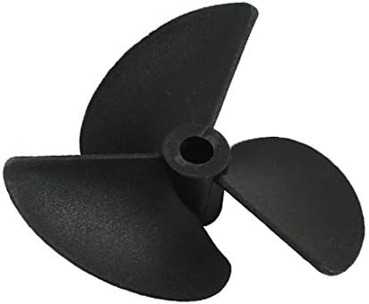 NOVO LON0167 55mm Dia istaknuta P / D1.4 Black Plastic Pouzdana efikasnost 3 Vanes CW pozitivni rotirajuće propler 5514 za 3/16 Osovina