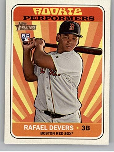 2018 TOPPS Heritage Highrov Rookie izvođači RP-RD Rafeel Devers RC Rookie MLB bejzbol trgovačka kartica Boston Red Sox