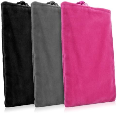 Boxwave Case kompatibilan sa lilliput t5 - baršunastom torbicom, meka velur tkanine torba sa markama za Lilliput T5 - cool siva