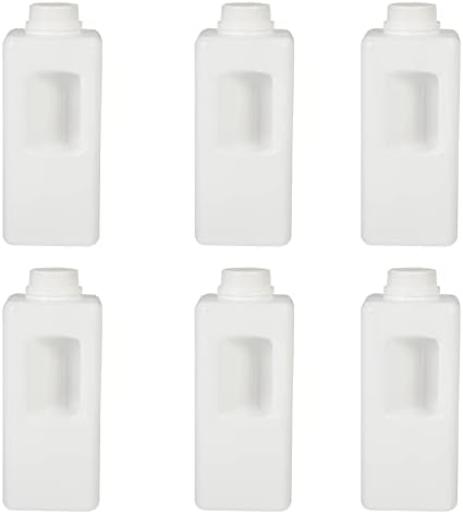Hemoton plastični bacač 6pcs kartonska pića za piće PIĆ PIJENJA sa mjernim ručicama Prijenosni pakiranje boce kvadratnog oblika za