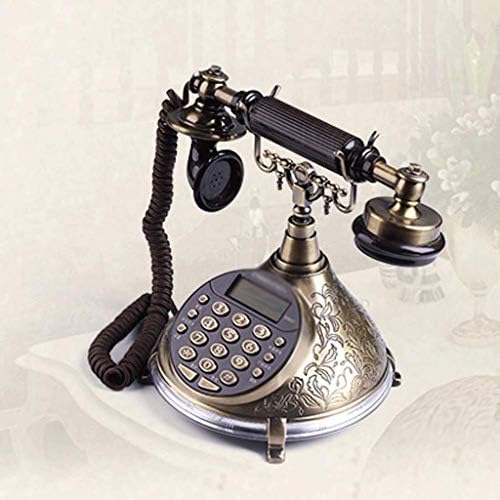 KXDFDC Telefon - Retro Vintage Antique Style Rotacijskog biranja dugmeta Telefon Telefon Početna DEKOR DNEVNI ROBI