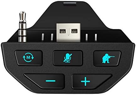 UeeVii Adapter za slušalice kompatibilan sa Xbox One serijom X/s kontrolerom, 3.5 mm Stereo Audio priključak za pojačivač zvuka, Adapter