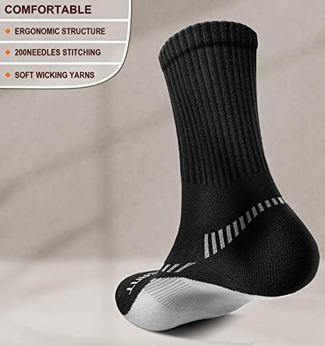 BULLIANT kompresijske čarape za muškarce 6 pari, sportske atletske čarape za muškarce Full jastuk