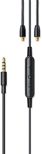 Shure Aonic 215 TW2 u ušima bežične slušalice, crno-shure univerzalni komunikacijski kabel, crni