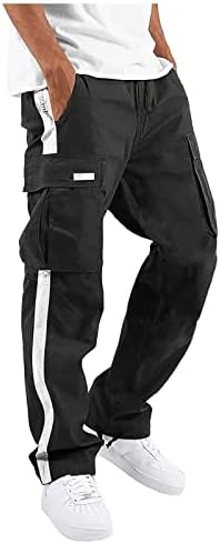 Saxigol 2023 Prevelika višepkaste džepne muške dukseve Ljetne casual crtačke teretne hlače Boja blok modne pantalone