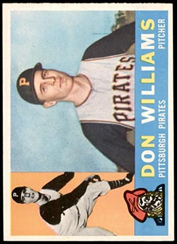 1960. topps 414 Don Williams Pittsburgh Pirates Ex / MT Pirati
