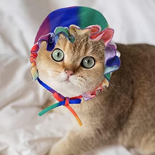 Rainbow Pas kostim Gay Pride Slatka pasa Bandana, Prides Prides za male mačke srednjeg pse mačke, maštovita Rainbow Colorful Pet čipkani