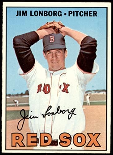 1967. topps # 371 Jim Lonborg Boston Red Sox VG / ex Red Sox