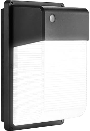 JJC LED zidno svjetlo sa Fotoćelijom, 28W, 3000LM 5000K-dnevna svjetlost od sumraka do zore LED Vanjska rasvjeta, 100-277V ETL navedena