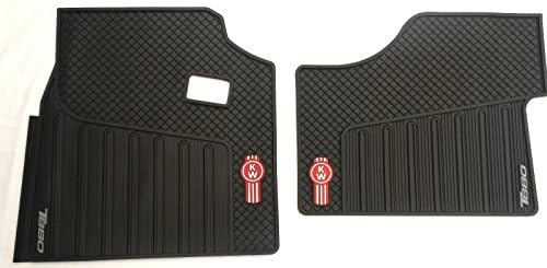 KENWORTH OEM T880 CRNI GUMENI PODNI MATS W / crveni logo Odgovori 2014-2020 - Sve vremenske prilike / Teren