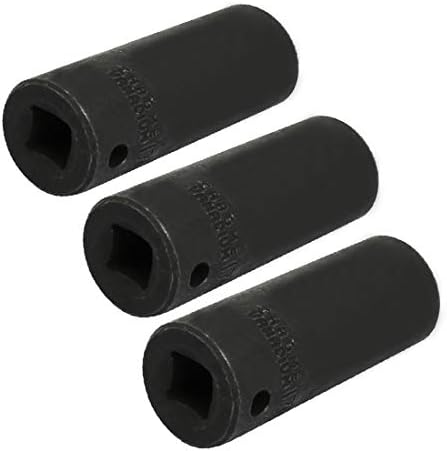 X-DREE 3/8-inčni kvadratni pogon 17mm 6 tačaka Hex utičnica 63mm dužina udarni Adapter 3kom (3/8-inčni kvadratni pogon 17mm 6 punti