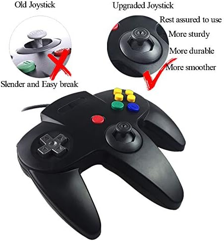 Ssgamer N64 kontroler, nadograđeni džojstik klasični žičani kontroler kompatibilan sa N64 konzolom