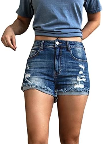 Lariau Stretch traperice za žene elastičnost kratki klasični plavi džepovi Casual Mid Plus size Skinny Jeans hlače hlače