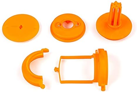 Set montaža filtera za zrak sa maikom za 1/5 baha rovan km baja 5b 5t 5sc igračke dijelove RC auto pribor-narandžasta